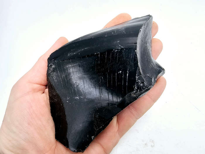 Black Obsidian Rough Large D (322g)