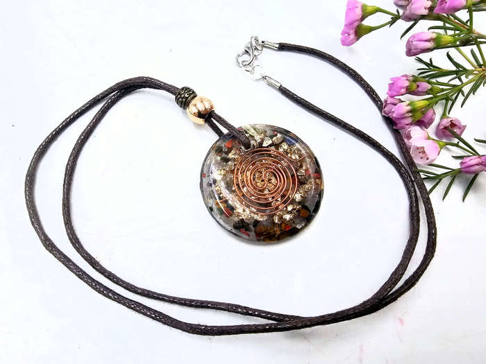 Flower Of Life Orgonite Necklace