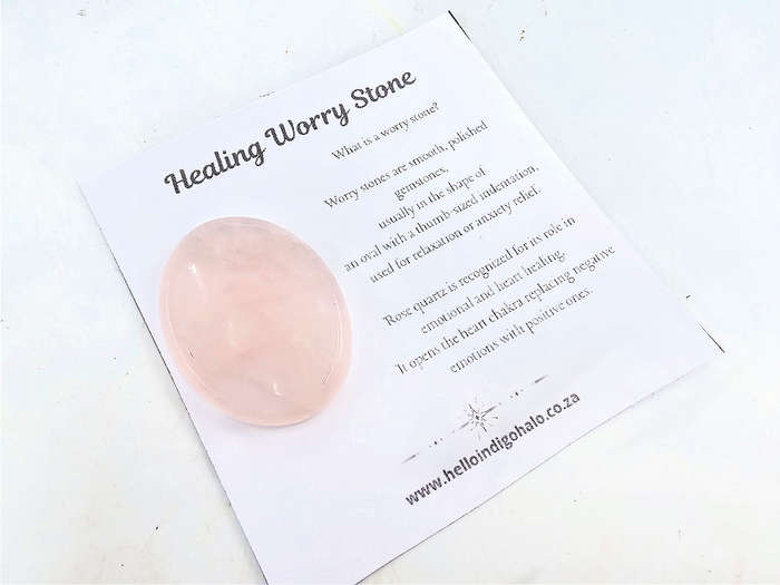 Worry Stone Healing (Rose Quartz)