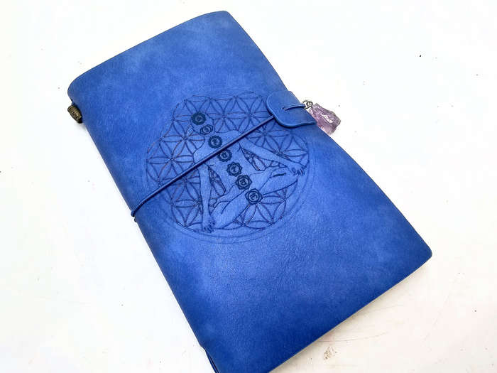 Meditation Chakra Journal Blue  (20x12cm)