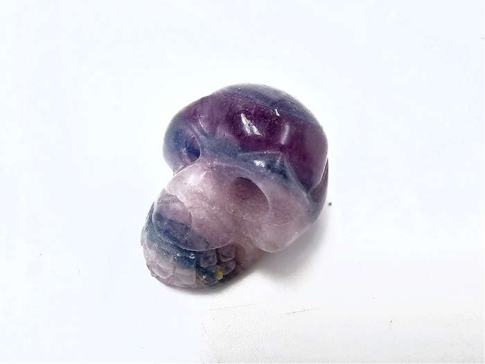 Rainbow Fluorite Skull (3cm)