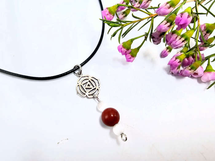 Root Chakra Necklace - Red Jasper