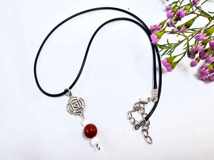 Root Chakra Necklace - Red Jasper