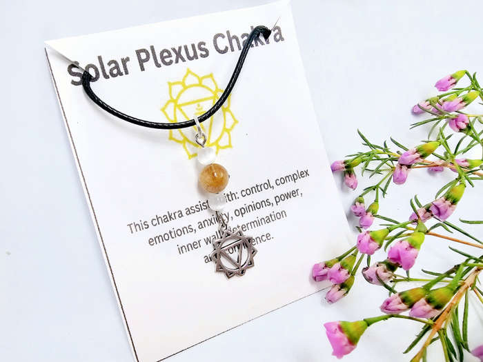 Solar Plexus Chakra Necklace - Citrine