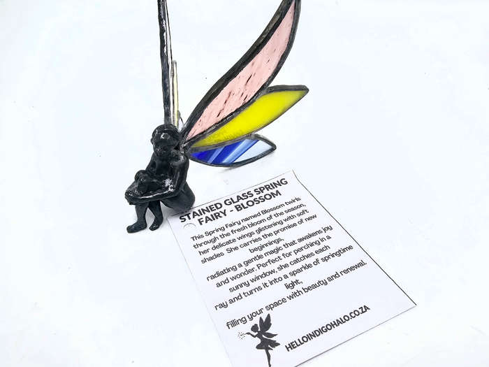 Stained Glass Spring Fairy - Blossom