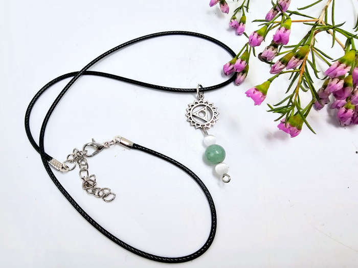 Throat Chakra Necklace - Amazonite