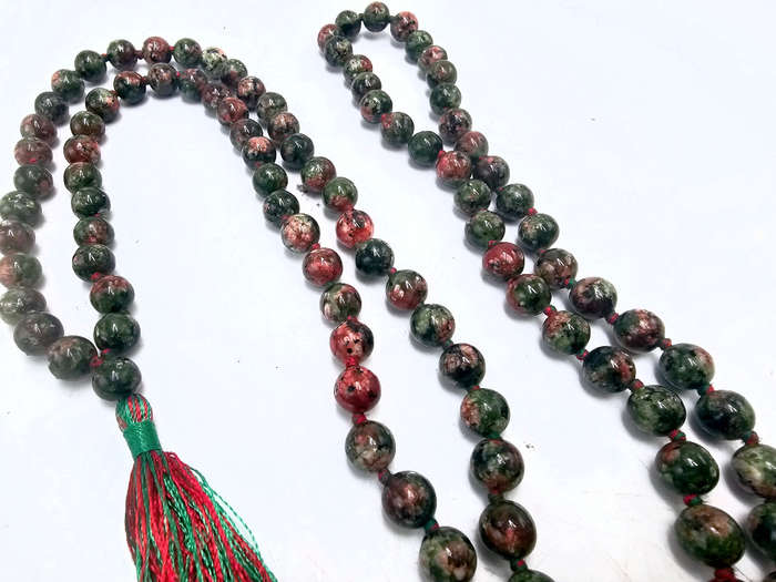 Unakite Mala Necklace