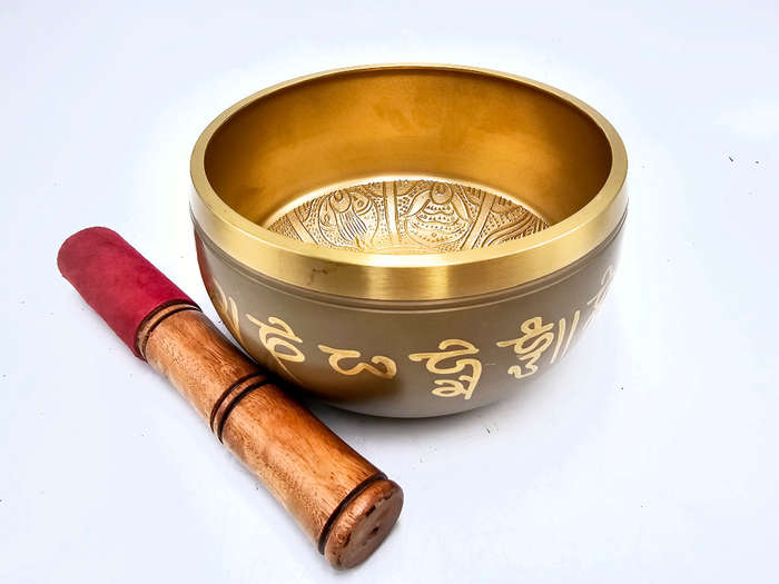 Singing Bowl Large - Brown C
