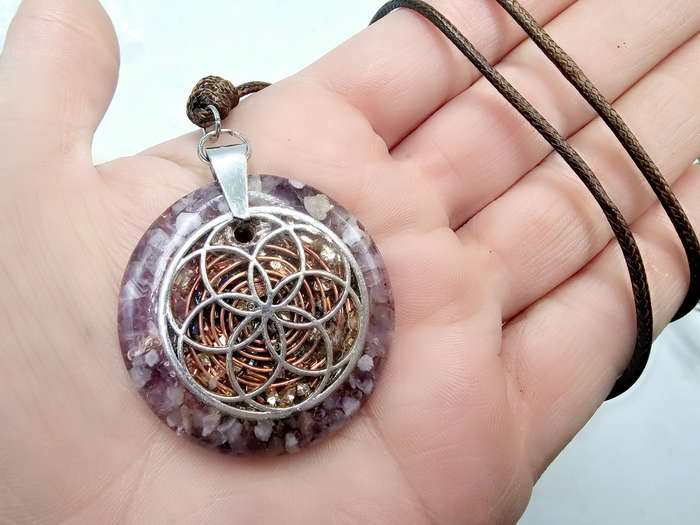Seed Of Life Orgonite Necklace