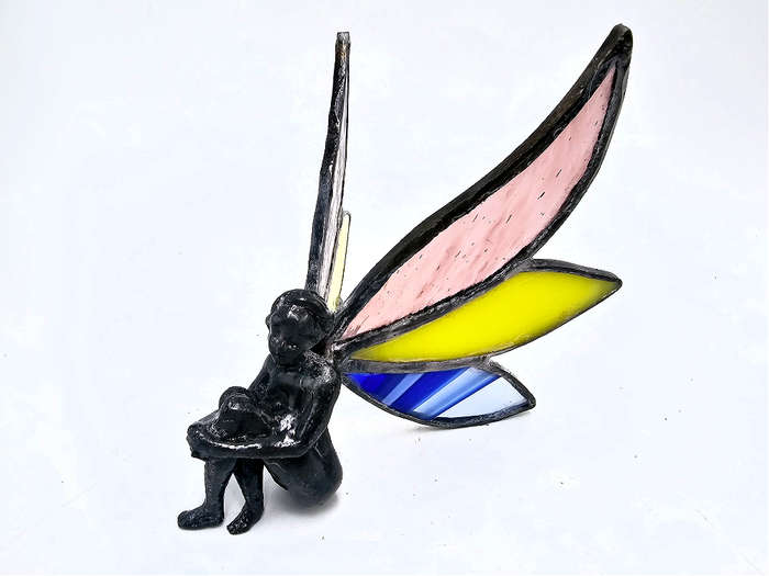 Stained Glass Spring Fairy - Blossom