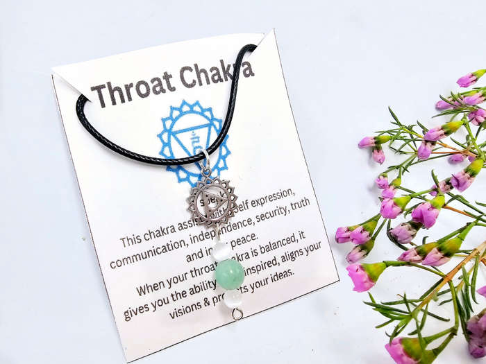 Throat Chakra Necklace - Amazonite