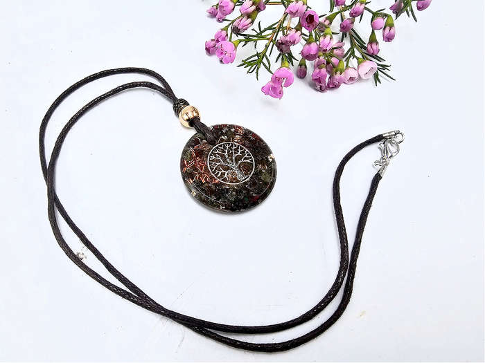 Tree Of Life Orgonite Necklace