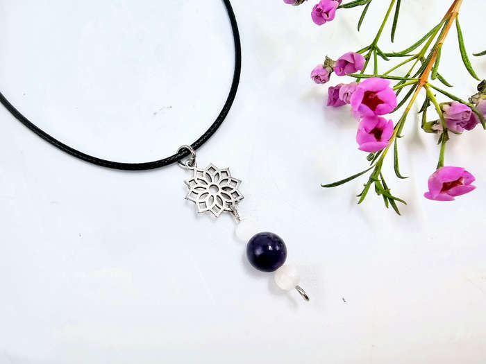 Crown Chakra Necklace - Amethyst