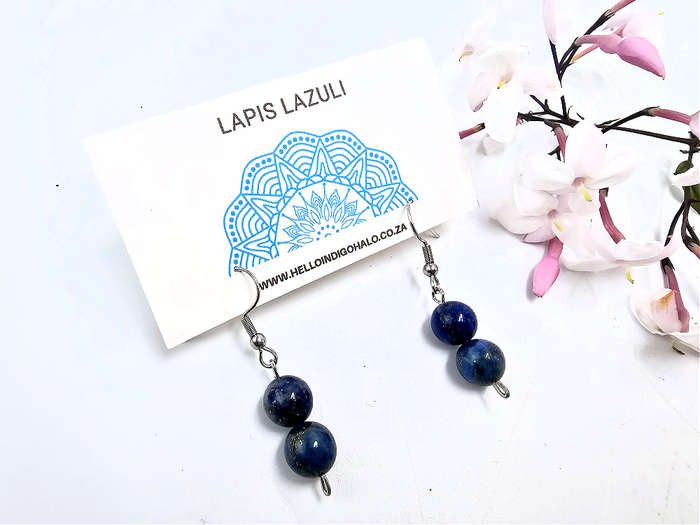 Lapis Lazuli Dangle Earrings
