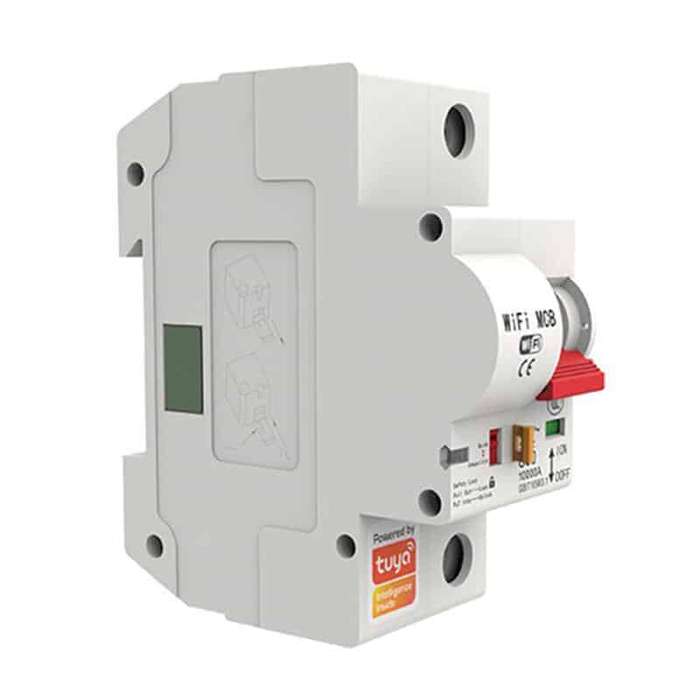 Smart Switch Circuit Breaker, 1 Pole MCB 25A, 230VAC | WiFi Tuya Smart Life