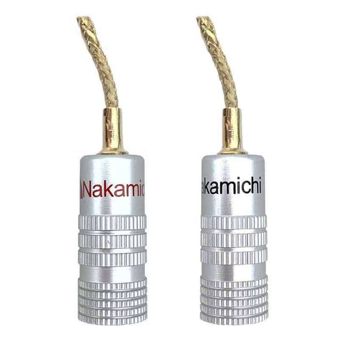 Nakamichi Speaker Connector Flex Braid Gold Plated - Pair