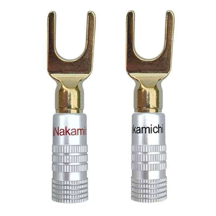 Nakamichi Speaker Connector U Spade Terminal Gold Plated - Pair