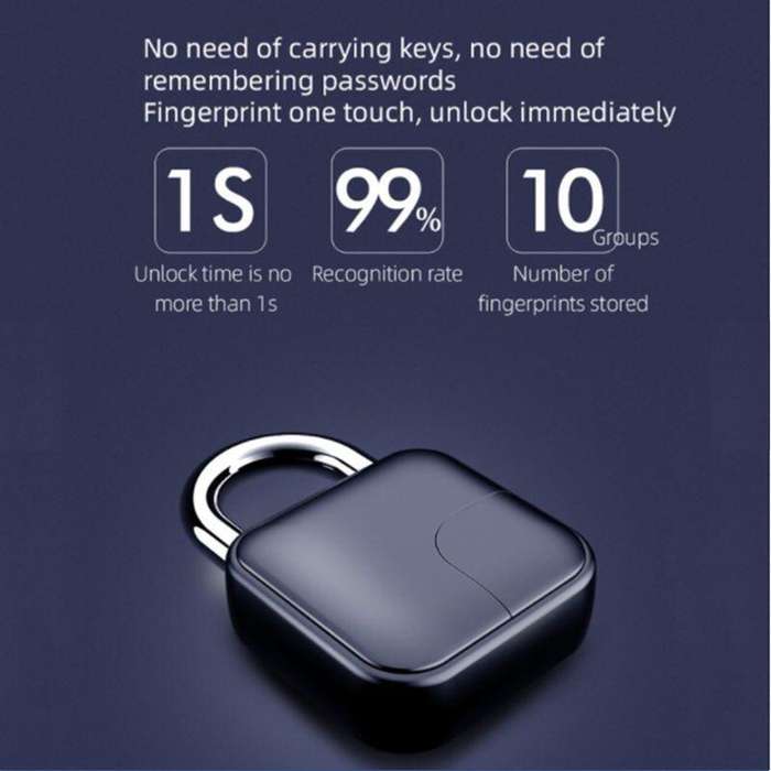 Smart Padlock with Bluetooth Wireless or Fingerprint Biometrics | Tuya Smart Life