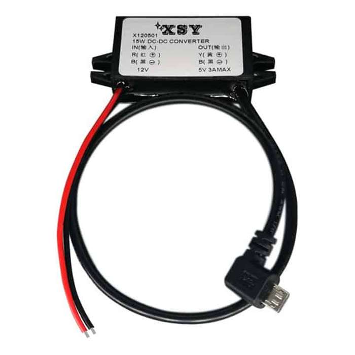 12V to MicroUSB Converter 5V 3A  | DC-DC suitable for Gates