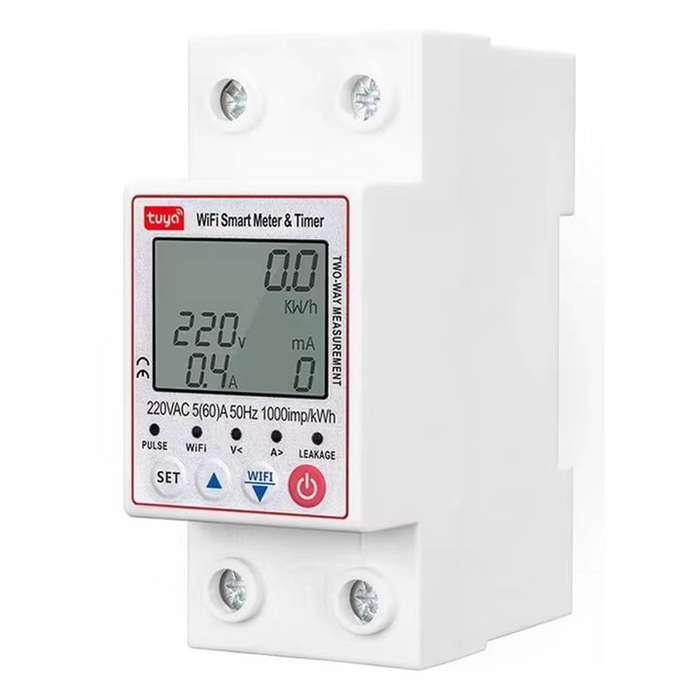Smart Switch + Energy Monitor Power Consumption | 63A, 230VAC | WiFi Tuya Smart Life
