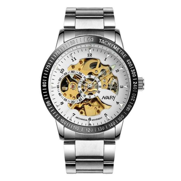 Mens Watch Nary with Quartz Movement, Stainless, Waterproof