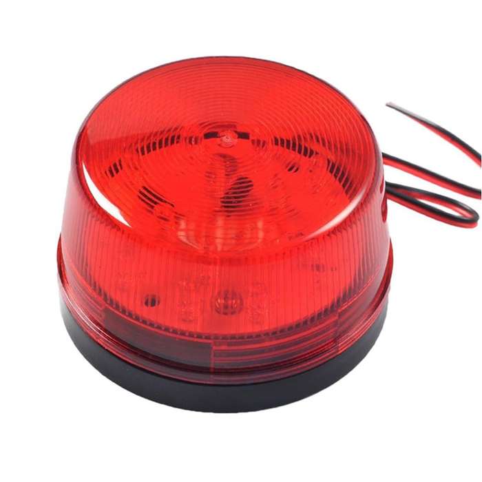 Strobe Light for Smart Alarms | Hi-Intensity LED Flash | 12VDC Wired
