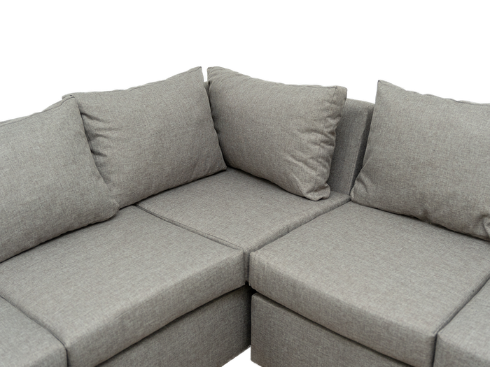 Jenny Corner Couch - Light Grey