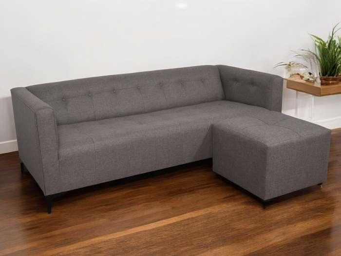 George 3 Seater Sofa - Grey