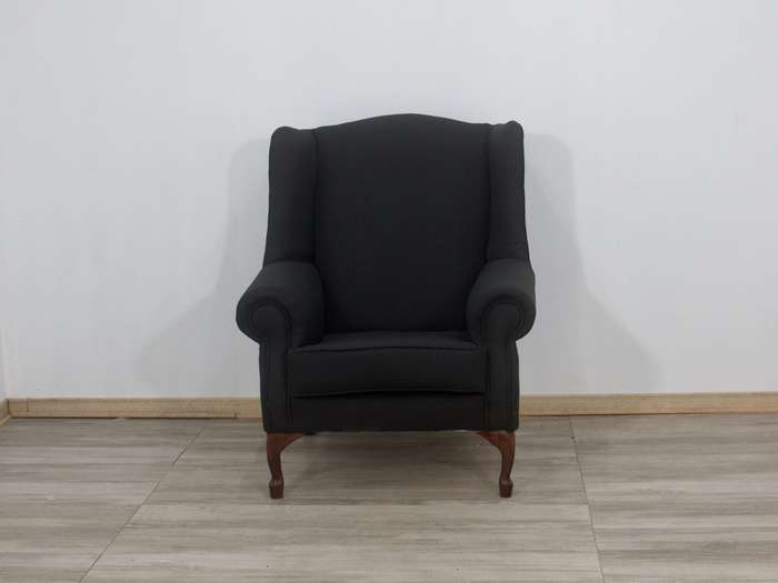 Wingback Chair - Charcoal