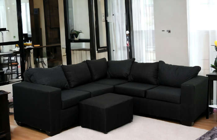 Jenny Corner Sofa -Black