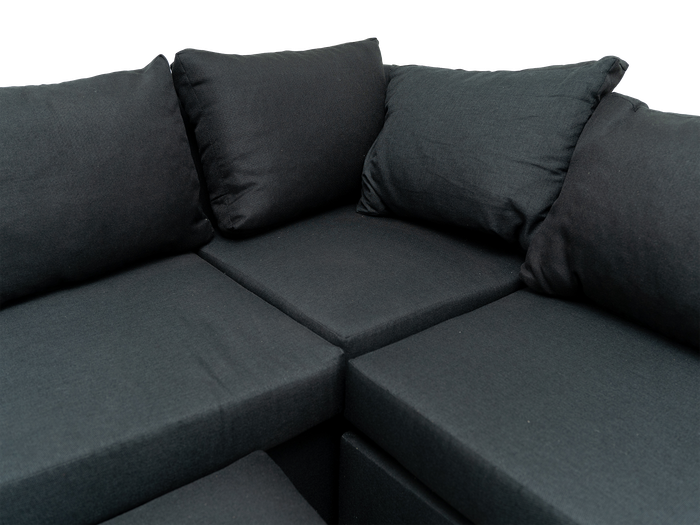Jenny Corner Sofa -Black