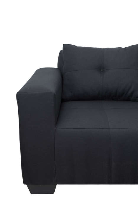 Chelsea Corner Sofa - Black - Right Hand