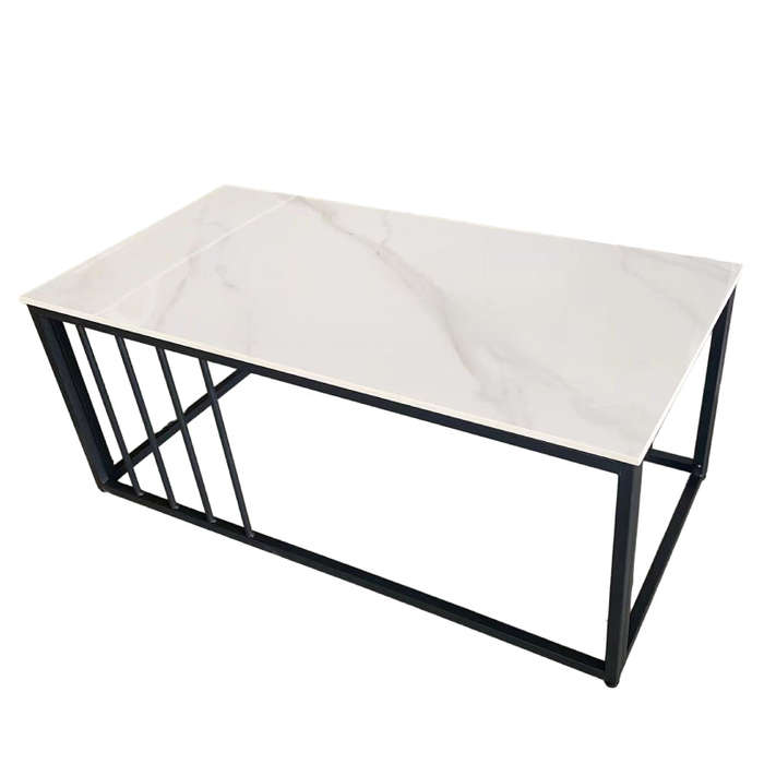 MODERN Rectangle Marble top Coffee Table