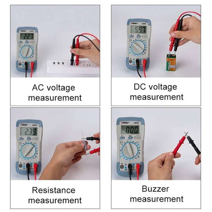 ANENG A830L Handheld Digital Electrical Meter Multimeter - Aneng 350g