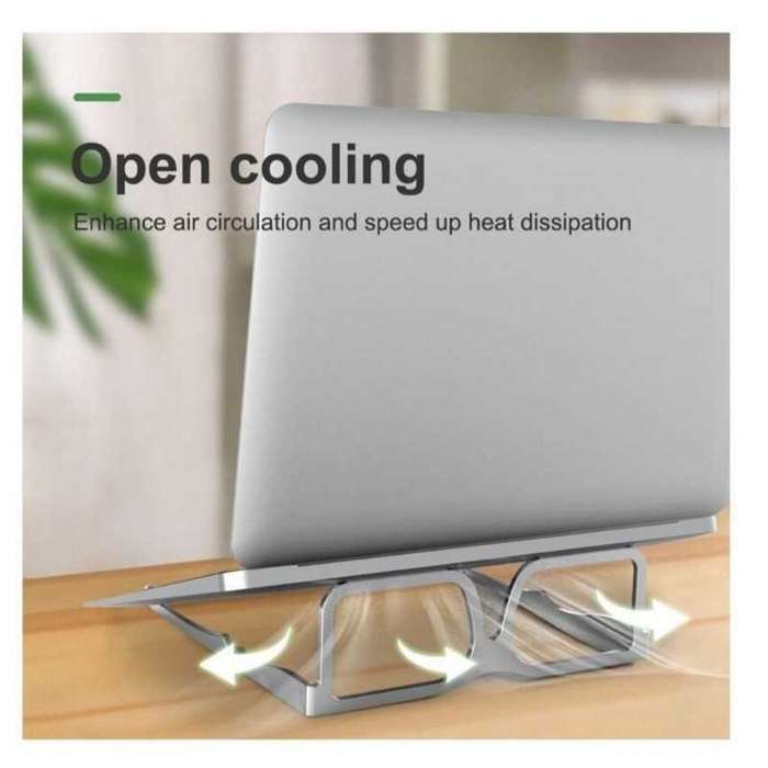 Dmart MacBook Glass Design Foldable Notebook Desk Stand Holder