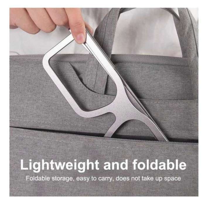 Dmart MacBook Glass Design Foldable Notebook Desk Stand Holder