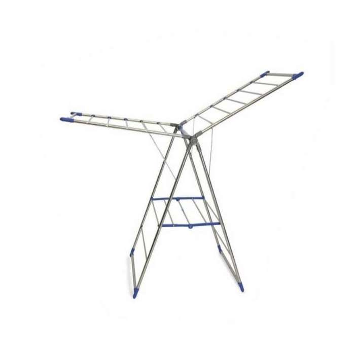 Foldable Y Cloth Drying Rack-Blue