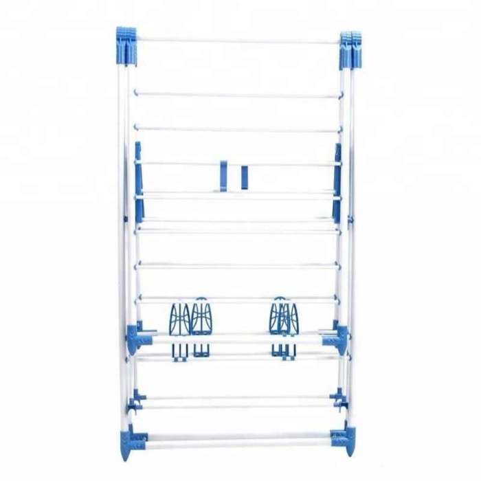 Foldable Y Cloth Drying Rack-Blue