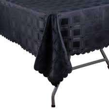 Tablecloth Rectangular Damask - Black