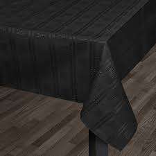 Tablecloth Rectangular Damask - Black