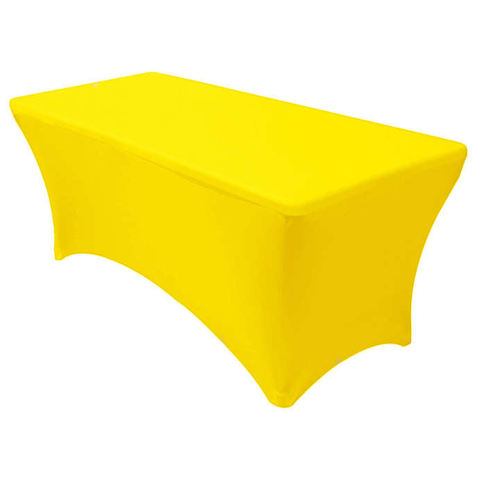 Stretch Trestle Tablecloth - Yellow