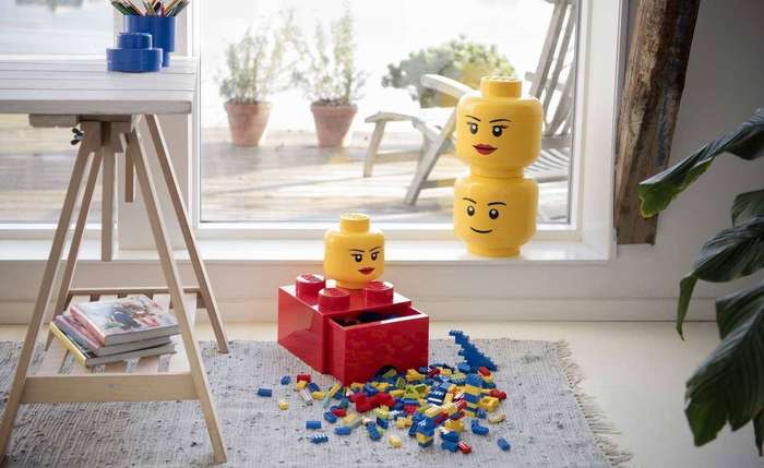 LEGO Storage Head (Small) - Girl