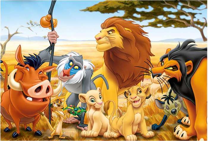 Educa - Disney Animal Friends Wooden Puzzles - 2x50 Piece Puzzles