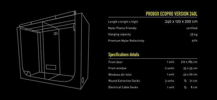 Garden HighPro ProBox EcoPro 240L Specs