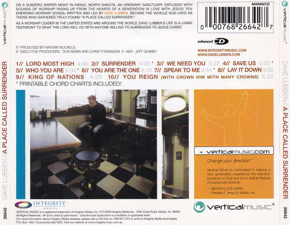 Dave Lubben - A Place Called Surrender (2 CD)