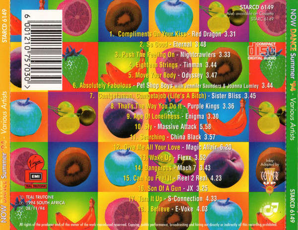 Various - NOW Dance Summer 94 (CD, Comp)
