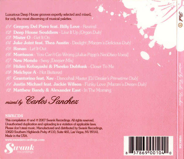 Carlos Sanchez  - Pink 1 (CD)