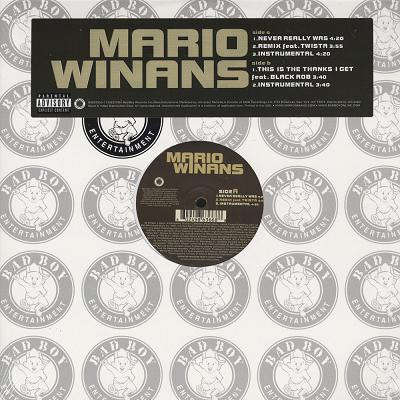 Mario Winans - Never Really Was / This Is The Thanks I Get (12" Vinyl LP)