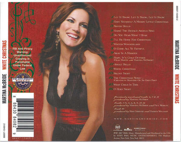 Martina McBride - White Christmas (CD, Album, RE)