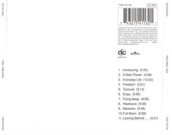 Robert Miles  23am (Music CD)